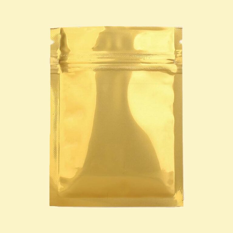 custom gold mylar bags